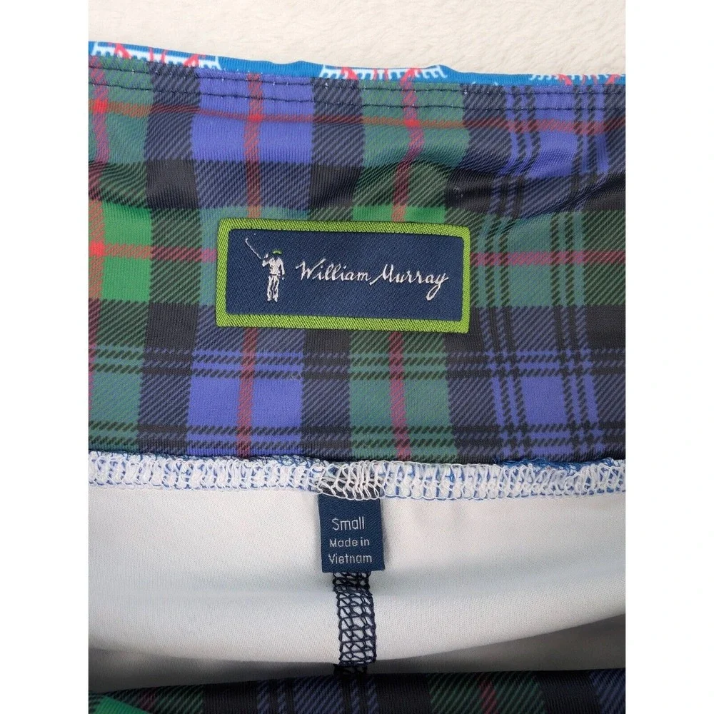 William‎ Murray Golf Skirt Womens Small Floral Geometric Blue Performance